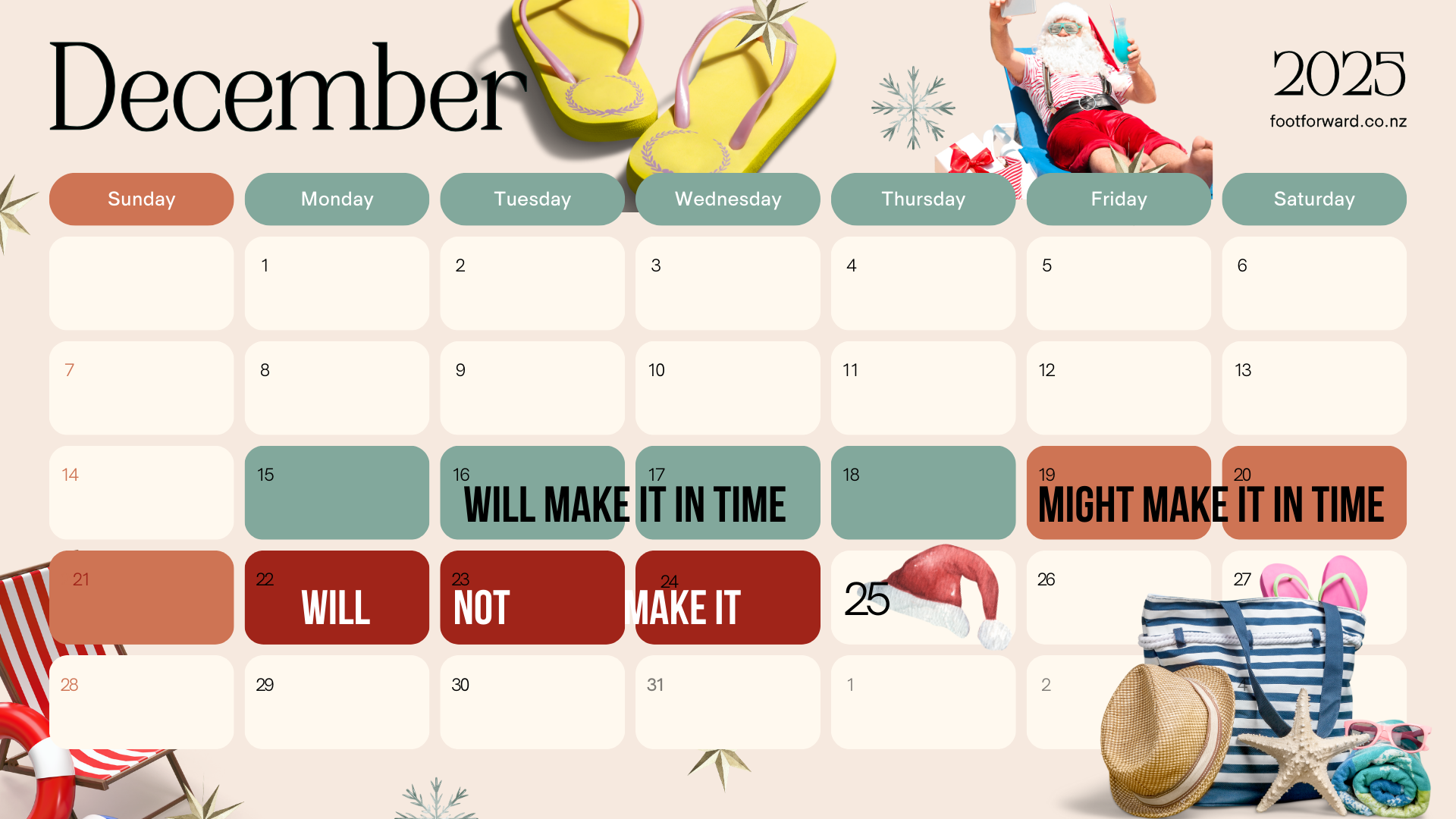 Christmas 2025 Courier Cut Off Dates