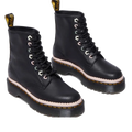 Dr Martens 1460 Bex Pascal Front Zip Black Nappa Luxe Leather