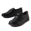Ziera Sonnye XW Women's Casual Sneaker Velcro Black Leather