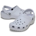FRosted grape, soft purple adults classic Crocs clogs  on a white background.,
