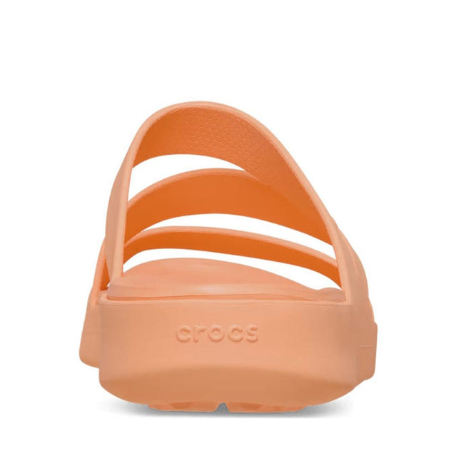 Crocs - Womens Getaway Strappy Slide Sandal Electric Sunstone Orange