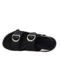 Alfie & Evie Sabre Black Platform Leather Sandals CLEARANCE
