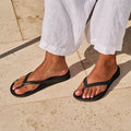 Archies Arch Support Jandal Black