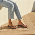 Archies Arch Support Jandal Charcoal Grey