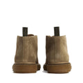 Barbour Mens Blaine Chukka Lace Up Taupe Suede Boots feature brown rubber soles and black pull tabs with the Barbour logo, blending classic style with comfort., 5063669166789, 5063669166796, 5063669166734, 5063669166741