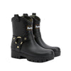 Barbour Elley Harness Black Wellington Womens Rainboot