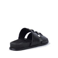 Bay Lane Zuma Black Womens Leather Sandal