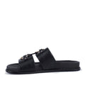 Bay Lane Zuma Black Womens Leather Sandal