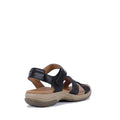 Bay Lane Torquay Black Raffia Womens Leather Sandal