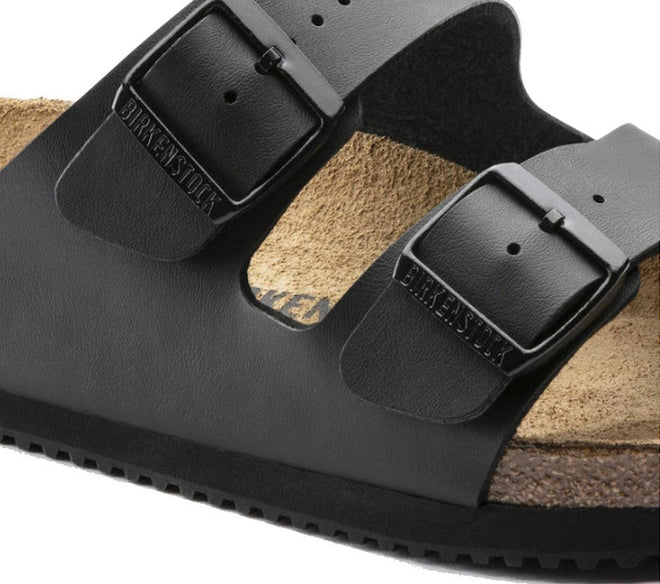 Birkenstock Arizona PROF Birko Flor Black Regular Width