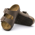 Birkenstock Kids Arizona Mocca Birkibuc Narrow Slides