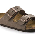 Birkenstock Kids Arizona Mocca Birkibuc Narrow Slides