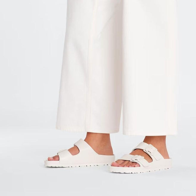 Birkenstock Arizona EVA Eggshell Off White Narrow Width