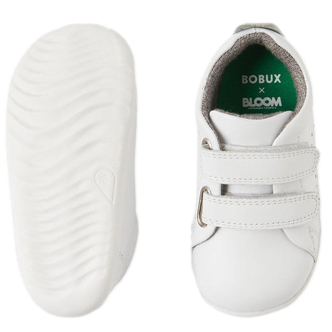 Bobux Step Up Grass Court Trainer Optical White First Shoes