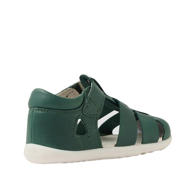 Bobux Step Up US Tidal Rainforest Green Closed Toe Sandal