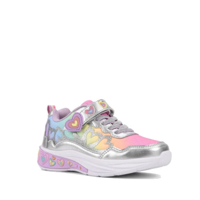 Clarks Addison Rainbow Multi Light Up Trainer
