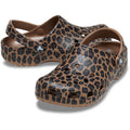 Crocs Adults Classic Animal Clog Sepia Leopard Print