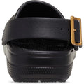 Crocs Womens Classic Metallic Buckle Clog Black