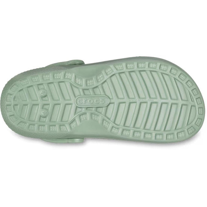 Moss Green Crocs adults clog sandal sole on a white background.,
196265744640,
196265744657,
196265744664,
196265744671,
196265744688,
196265744695,
196265744589,