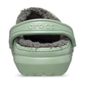 Moss Green Crocs adults furry lined classic clogs slipper with green interior on a white background.,
196265744640,
196265744657,
196265744664,
196265744671,
196265744688,
196265744695,
196265744589,
