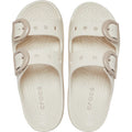 Crocs Womens Saturday Enamel Buckle Frappe Sandal Slide
