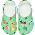 Green clogs with cartoon animal crossing designs on a white background
198445228315,
198445228322,
198445228339,
198445228346,
198445228353,
198445228360,
198445228377,