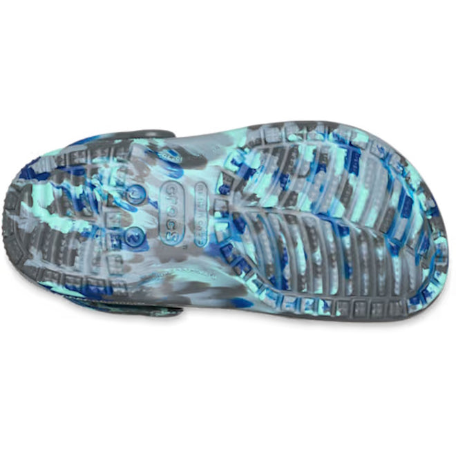 Crocs Kids Classic Clog Marbled Carbon Multi Youth