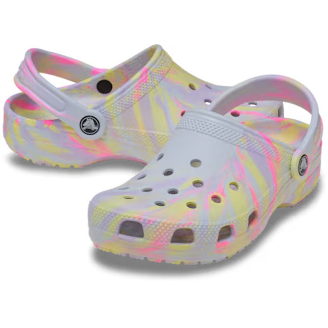 Crocs Kids Classic Clog Marbled Sky Ice Multi Youth