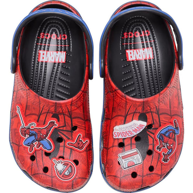Crocs Toddlers  Spider-Man Web Classic Clog Red