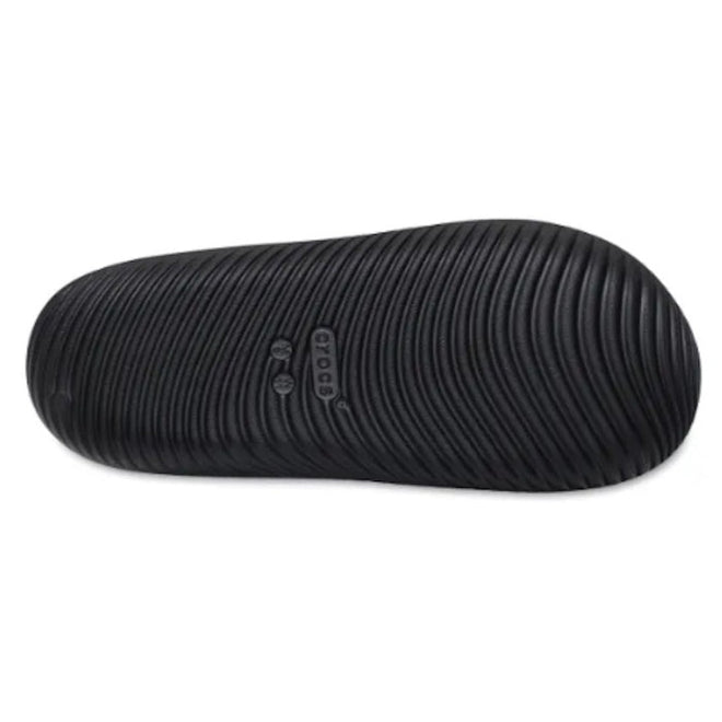 Crocs Adults Mellow Luxe Recovery Slide Black Not Returnable CLEARANCE