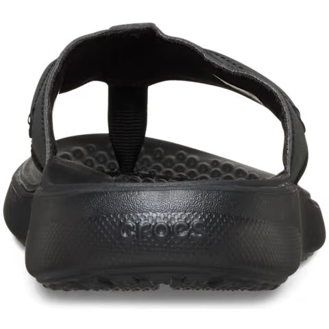 Crocs Mens Yukon Vista Literide Flip Black Black