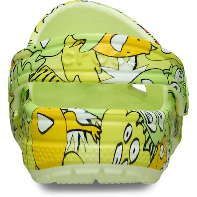 Crocs Toddlers Classic Clog Glow Monster Camo Clog Glow In the Dark
