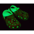 Crocs Toddlers Classic Clog Glow Monster Camo Clog Glow In the Dark