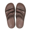 Crocs Womens Getaway Strappy Truffle Brown Slide