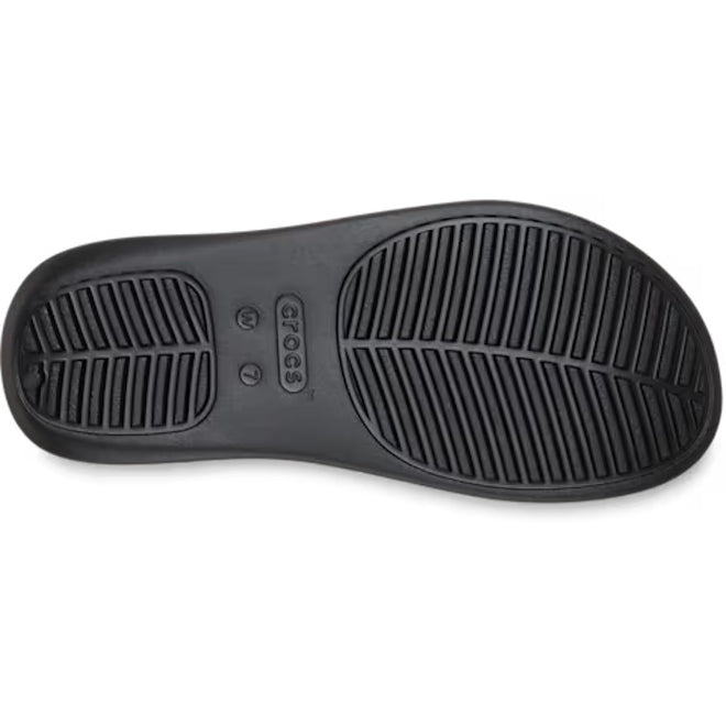Crocs Womens Getaway Triangle Flip Black Jandal