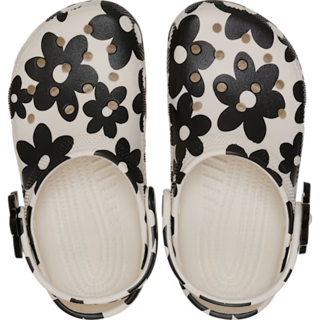 Crocs Kids Classic Clog Pop Petals Summit White Multi