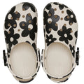 Crocs Kids Toddlers - Classic Clog K Pop Petals Off White Black