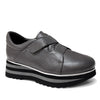 Django & Juliette Ellore Charcoal Grey Leather Platform Shoe Women's