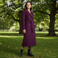 Django & Juliette Elrick Black Burgundy Leather Boot