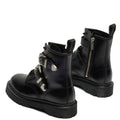 Dr Martens 1460 Bex Black Buckle Atlas Leather Boot With Zip