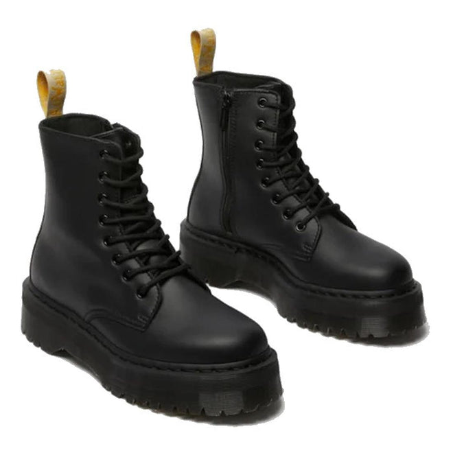Dr Martens Jadon II Black Mono Vegan 8 Up w/Zip