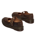 Dr Martens Mary Jane Flower Dark Brown Crazy Horse