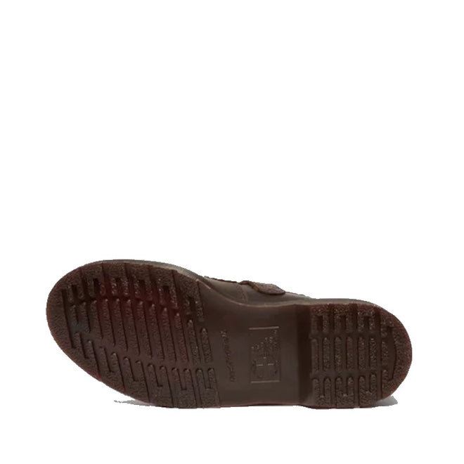 Dr Martens Mary Jane Flower Dark Brown Crazy Horse