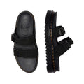 Dr Martens Myles Black E.H Long Napped Suede Sandal