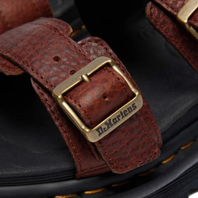 Dr Martens Myles Cashew Ambassador Brown Leather Sandal