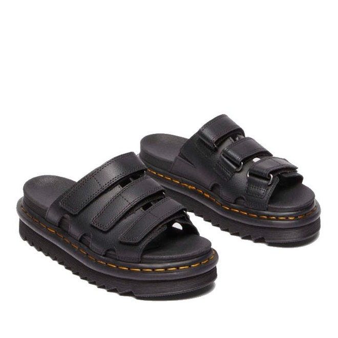 Dr Martens Raine Slide Sandal Black Athena Leather