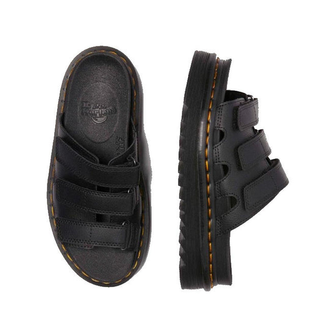 Dr Martens Raine Slide Sandal Black Athena Leather