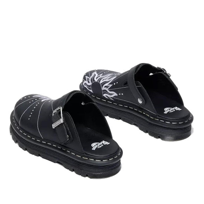 Dr Martens Zebzag Mule Solar Flare Genix Nappa Black