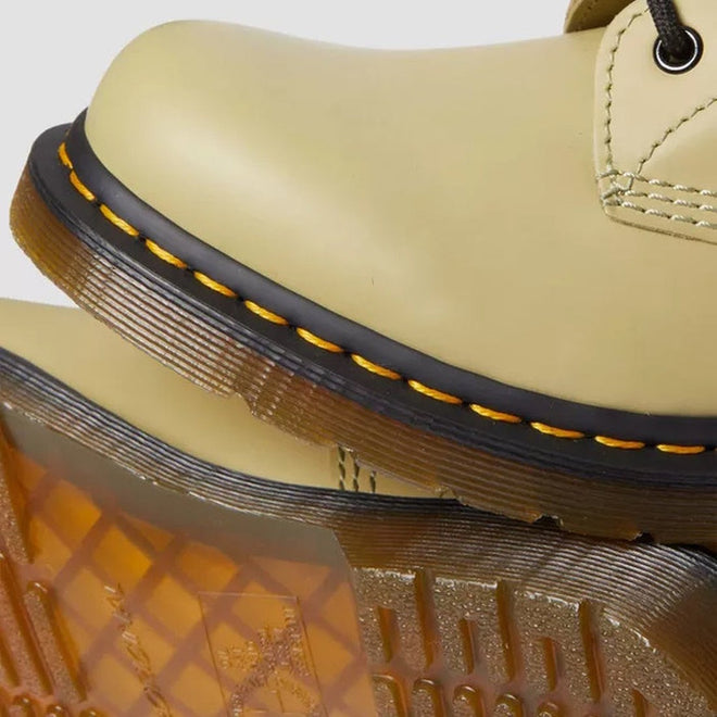 Dr Martens 1460 Smooth Pale Olive 8 up Leather Boot