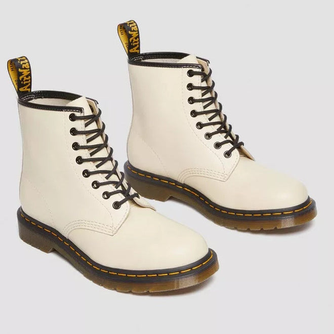 Dr Martens 1460 Smooth Parchment Beige 8 up Leather Boot LAST ONE CLEARANCE